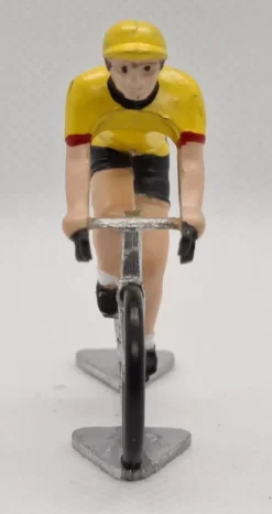 Fonderie Roger Figurilla Ciclista R Maillot Amarillo Con Ribetes Negros - ^ Ciclistas En Miniatura