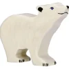 Holztiger Figurina Di Orso Polare, Piccola - ^ Animales Marinos