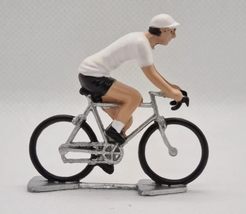 Fonderie Roger Figurita Ciclismo R Maillot Blanco Mejor Piloto Joven - ^ Ciclistas En Miniatura
