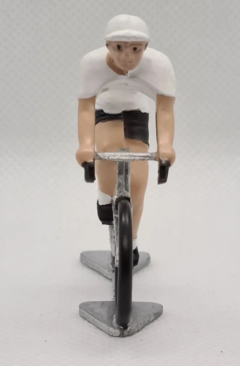 Fonderie Roger Figurita Ciclismo R Maillot Blanco Mejor Piloto Joven - ^ Ciclistas En Miniatura