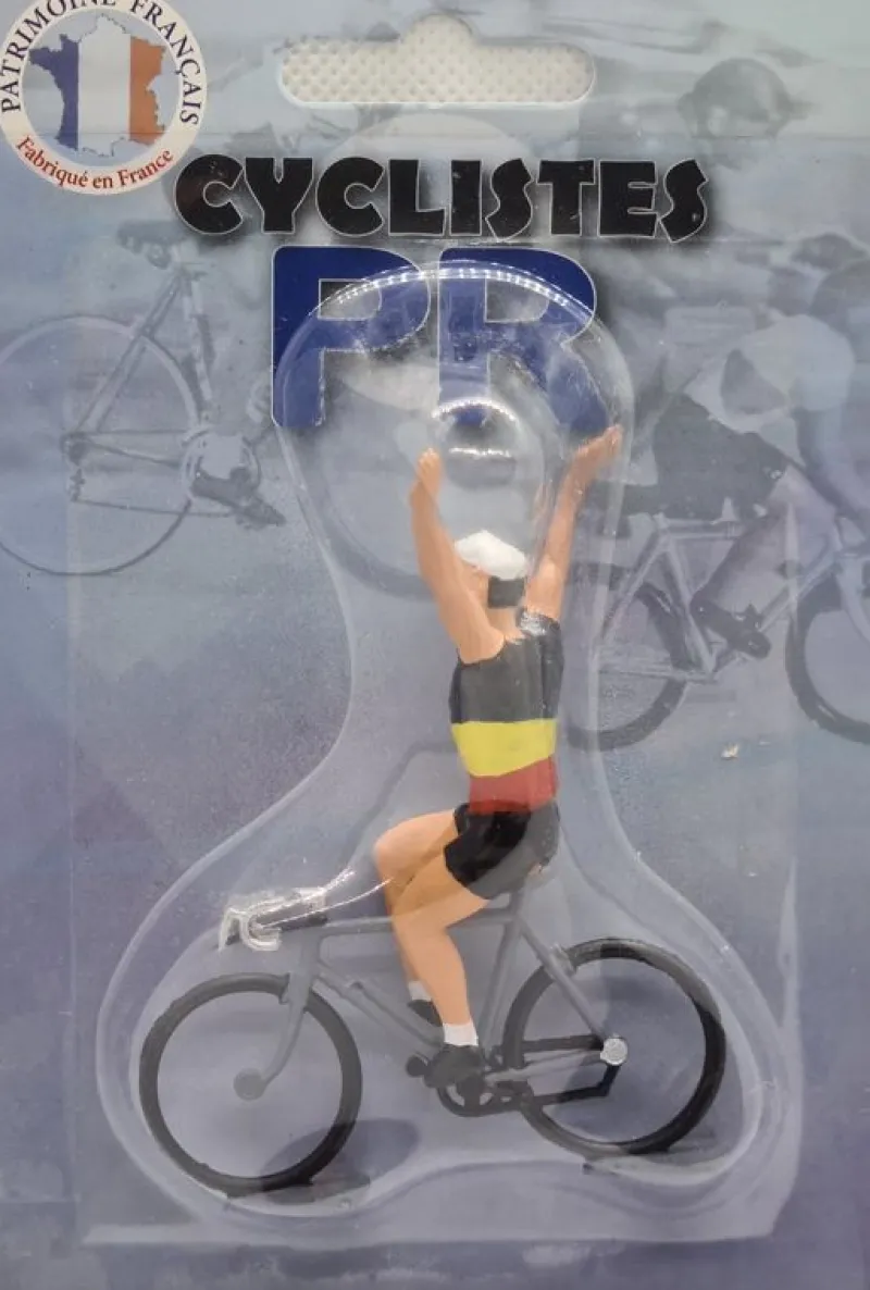 Fonderie Roger Figurita Ciclista D Ganador Del Maillot De Campeon De Belgica - ^ Ciclistas En Miniatura