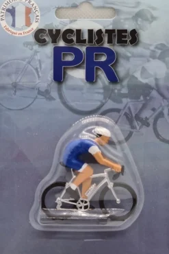 Fonderie Roger Figurita Ciclista M Maillot Azul Con Mangas Blancas - ^ Ciclistas En Miniatura
