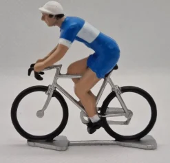 Fonderie Roger Figurita Ciclista R Maillot Azul Y Blanco - ^ Ciclistas En Miniatura