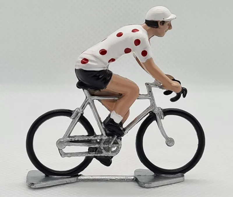 Fonderie Roger Figurita Ciclista R Maillot De Lunares - ^ Ciclistas En Miniatura
