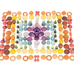 TickiT Formas De Madera De Colores 168 Piezas - ^ Juegos Montessori
