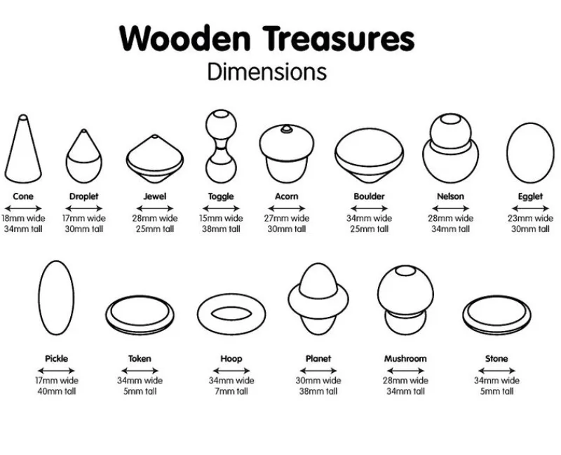 TickiT Formas De Madera De Colores 168 Piezas - ^ Juegos Montessori
