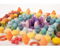 TickiT Formas De Madera De Colores 168 Piezas - ^ Juegos Montessori