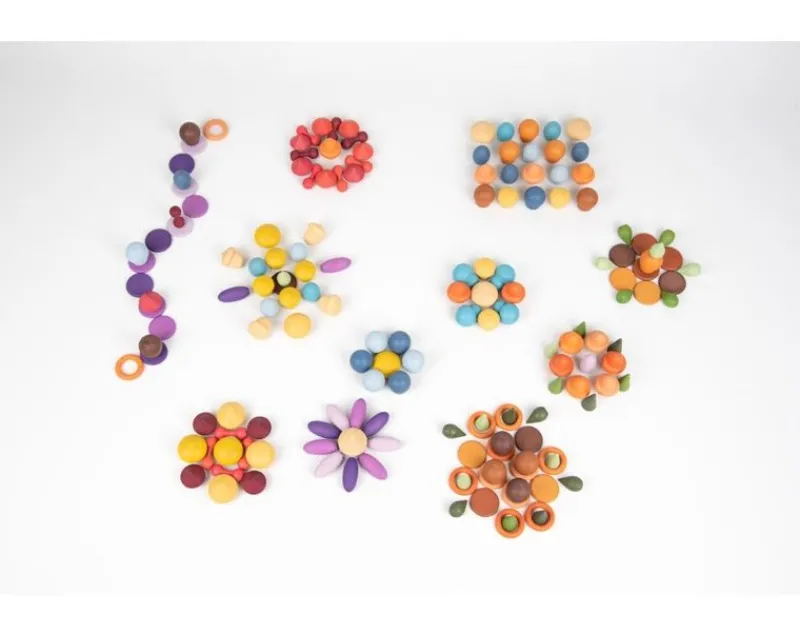 TickiT Formas De Madera De Colores 168 Piezas - ^ Juegos Montessori