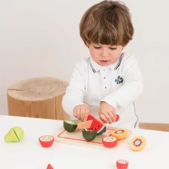 New Classic Toys Frutas De Madera Para Cortar - ^ La Cocina, El Tendero...