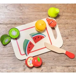 New Classic Toys Frutas De Madera Para Cortar - ^ La Cocina, El Tendero...