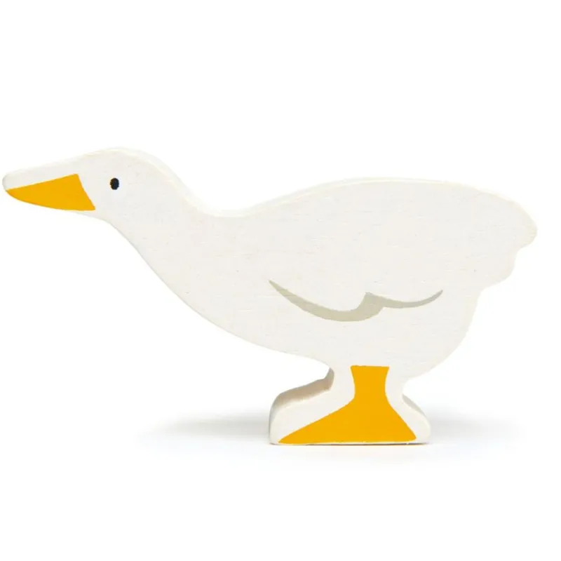 Tender Leaf Toys Ganso De Madera - ^ Animales De Granja