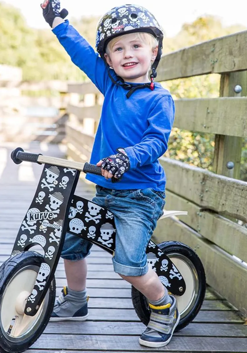 Kiddimoto Gants Skullz Small - ^ Cascos Y Guantes