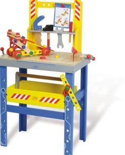 Vilac Gran Banco De Trabajo Batibloc Y Caja De Herramientas - ^ Otros Juegos De Construcción