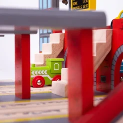 Bigjigs Toys Gran Estacion Central - ^ Estaciones De Ferrocarril, Puentes Y Edificios De La Brio