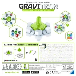 Ravensburger Gravitrax - Balls & Spinner Blanco Gris ^ Circuitos Y Toboganes De Bolas