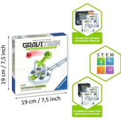 Ravensburger Gravitrax - Catapulta Blanco Gris ^ Circuitos Y Toboganes De Bolas