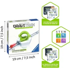Ravensburger Gravitrax - Looping Blanco Gris ^ Circuitos Y Toboganes De Bolas