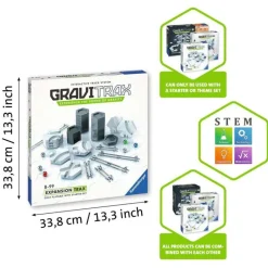 Ravensburger Gravitrax - Trax Expansion Blanco Gris ^ Circuitos Y Toboganes De Bolas