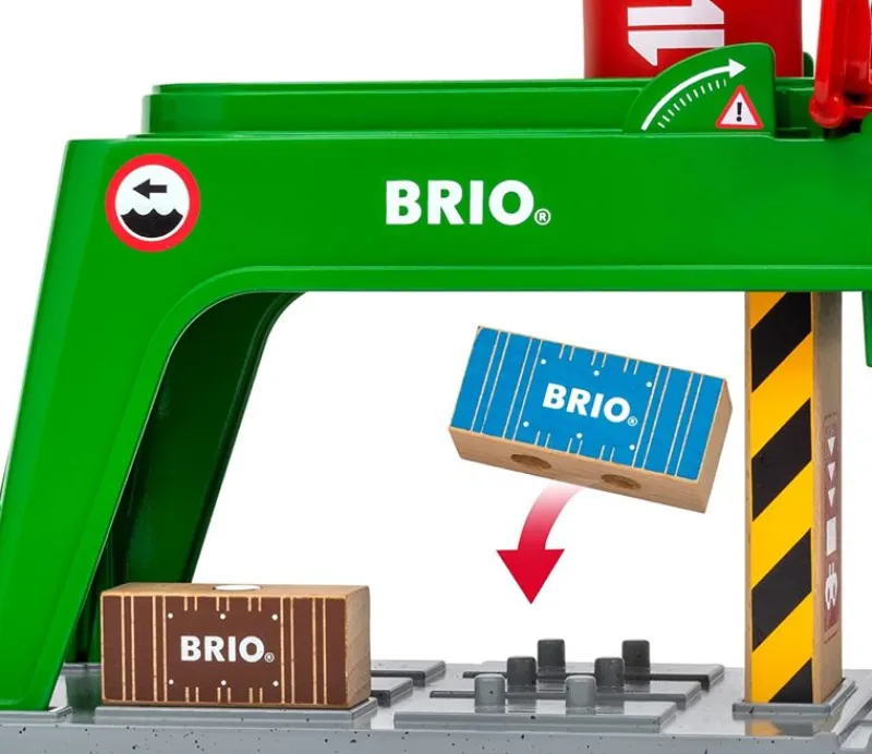 Brio Grua De Carga De Doble Via - ^ Estaciones De Ferrocarril, Puentes Y Edificios De La Brio