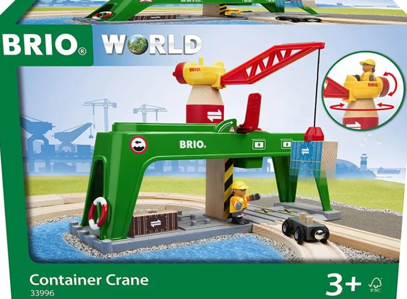 Brio Grua De Carga De Doble Via - ^ Estaciones De Ferrocarril, Puentes Y Edificios De La Brio
