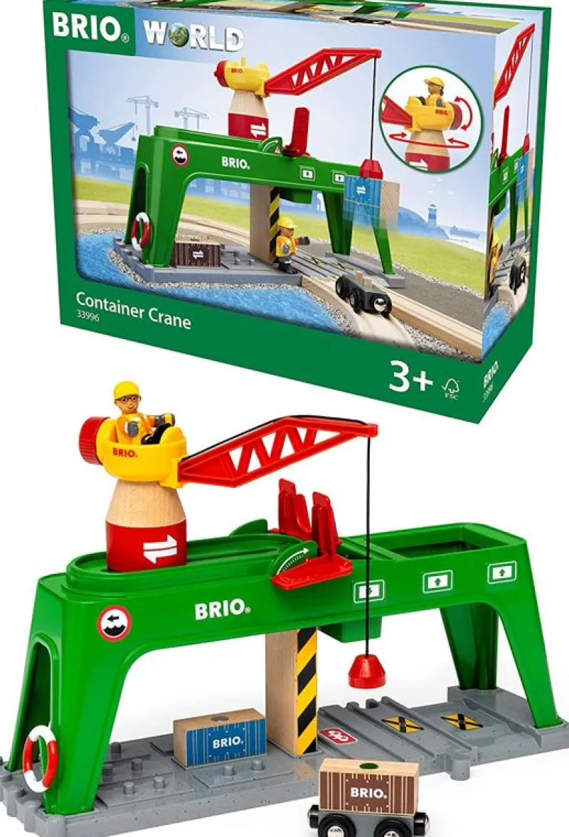 Brio Grua De Carga De Doble Via - ^ Estaciones De Ferrocarril, Puentes Y Edificios De La Brio