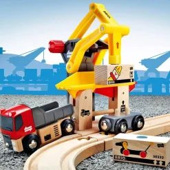Brio Grua De Carga De Mercancias - ^ Estaciones De Ferrocarril, Puentes Y Edificios De La Brio