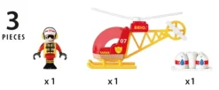 Brio Helicoptero De Los Bomberos - ^ Locomotoras, Vagones Y Trenes Brio