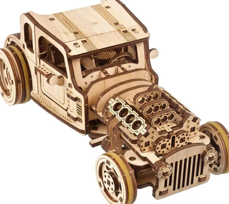Ugears Hot Rod El Raton Furioso Modelo Mecanico - ^ Descubrimiento De La Ciencia
