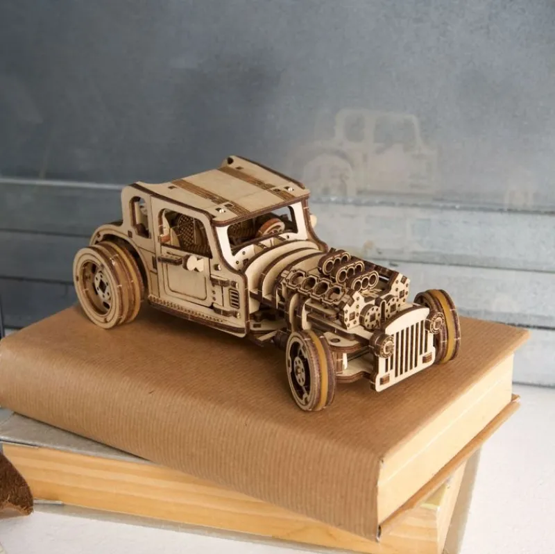 Ugears Hot Rod El Raton Furioso Modelo Mecanico - ^ Descubrimiento De La Ciencia