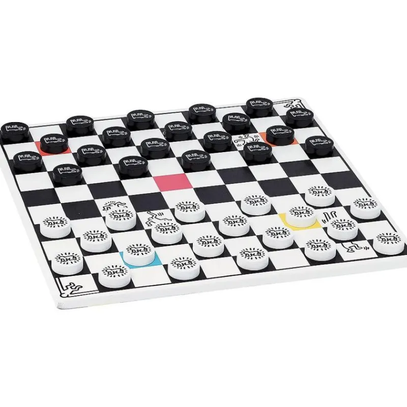Vilac Jeu De Dames Backgammon Keith Haring - ^ Juegos De Puzzle, Estrategia Y Logica
