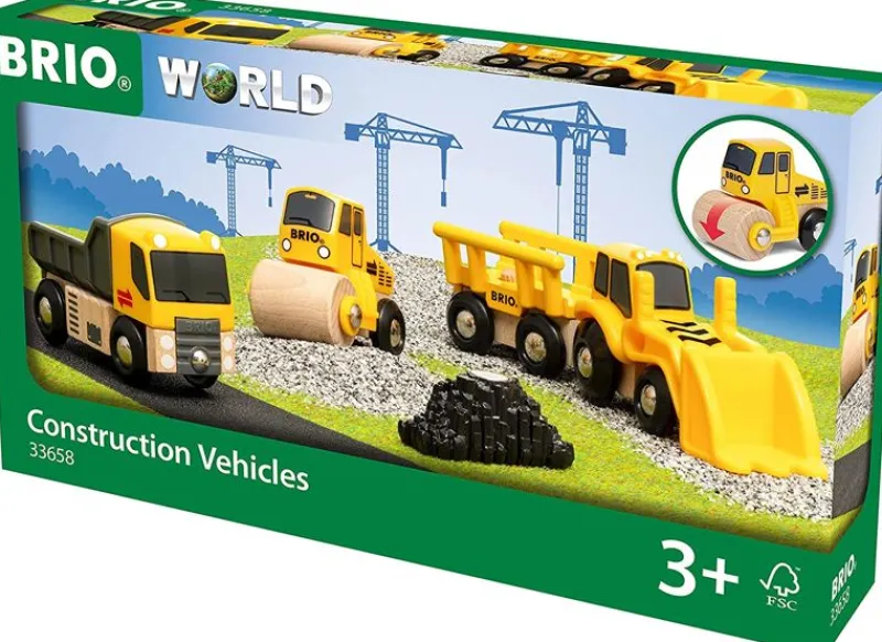 Brio Juego De 3 Maquinas De Construcción - ^ Rails Brio