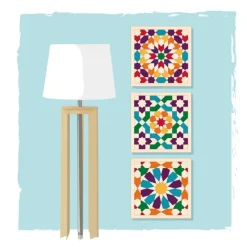 Mazafran Juego De 3 Mosaicos Para Pintar - ^ Actividades Creativas De Ocio