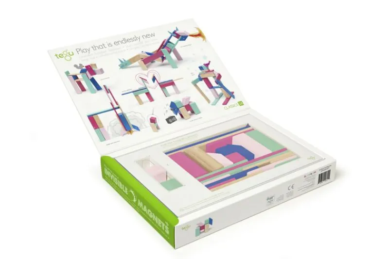 Tegu Juego De 24 Piezas Blossom - ^ Imanes, Libros Magnéticos Y Juegos Magnéticos