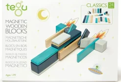 Tegu Juego De 24 Piezas De Blues - ^ Imanes, Libros Magnéticos Y Juegos Magnéticos