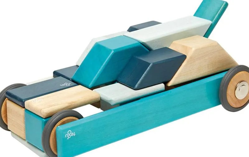 Tegu Juego De 42 Piezas De Blues - ^ Imanes, Libros Magnéticos Y Juegos Magnéticos