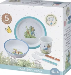 Petit Jour Juego De 5 Piezas En Caja Blue Rabbit Stone - ^ Una Mesa
