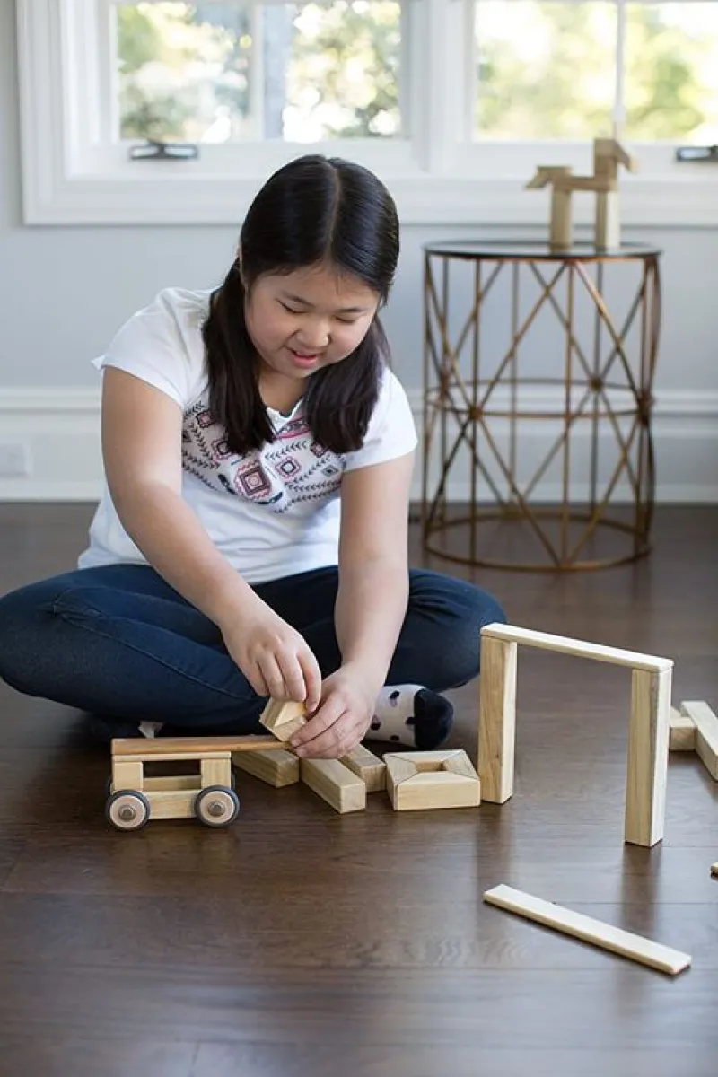 Tegu Juego De 14 Piezas Natural - ^ Imanes, Libros Magnéticos Y Juegos Magnéticos