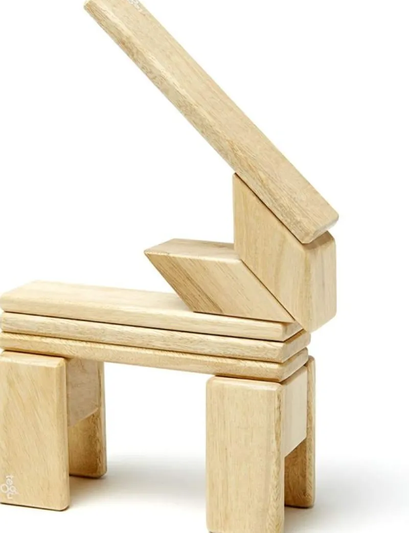 Tegu Juego De 14 Piezas Natural - ^ Imanes, Libros Magnéticos Y Juegos Magnéticos