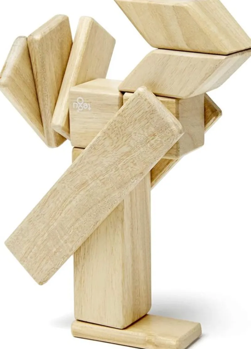 Tegu Juego De 14 Piezas Natural - ^ Imanes, Libros Magnéticos Y Juegos Magnéticos