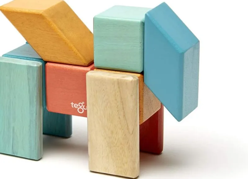Tegu Juego De 24 Piezas Sunset - ^ Imanes, Libros Magnéticos Y Juegos Magnéticos
