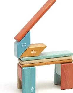 Tegu Juego De 14 Piezas Sunset - ^ Imanes, Libros Magnéticos Y Juegos Magnéticos