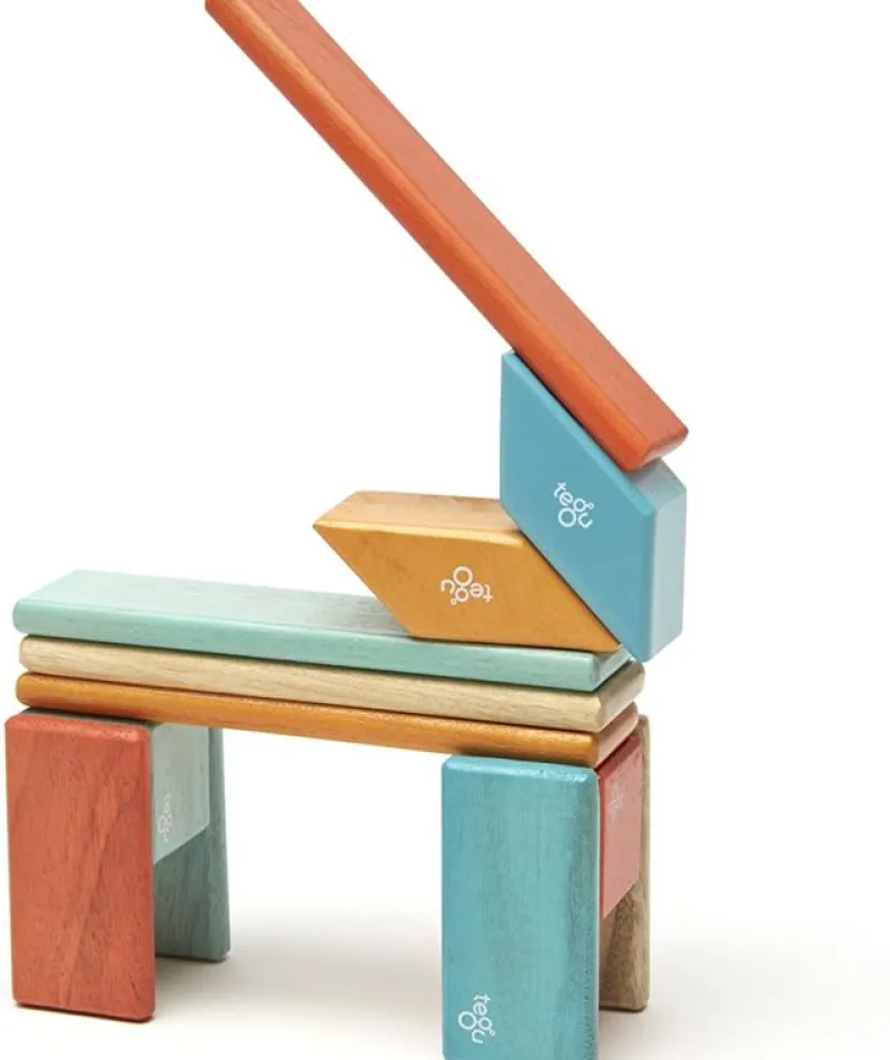 Tegu Juego De 14 Piezas Sunset - ^ Imanes, Libros Magnéticos Y Juegos Magnéticos