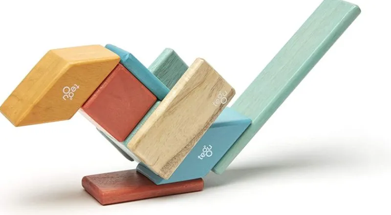 Tegu Juego De 14 Piezas Sunset - ^ Imanes, Libros Magnéticos Y Juegos Magnéticos