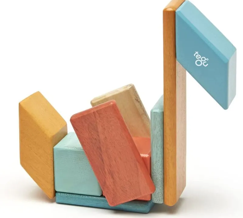 Tegu Juego De 14 Piezas Sunset - ^ Imanes, Libros Magnéticos Y Juegos Magnéticos