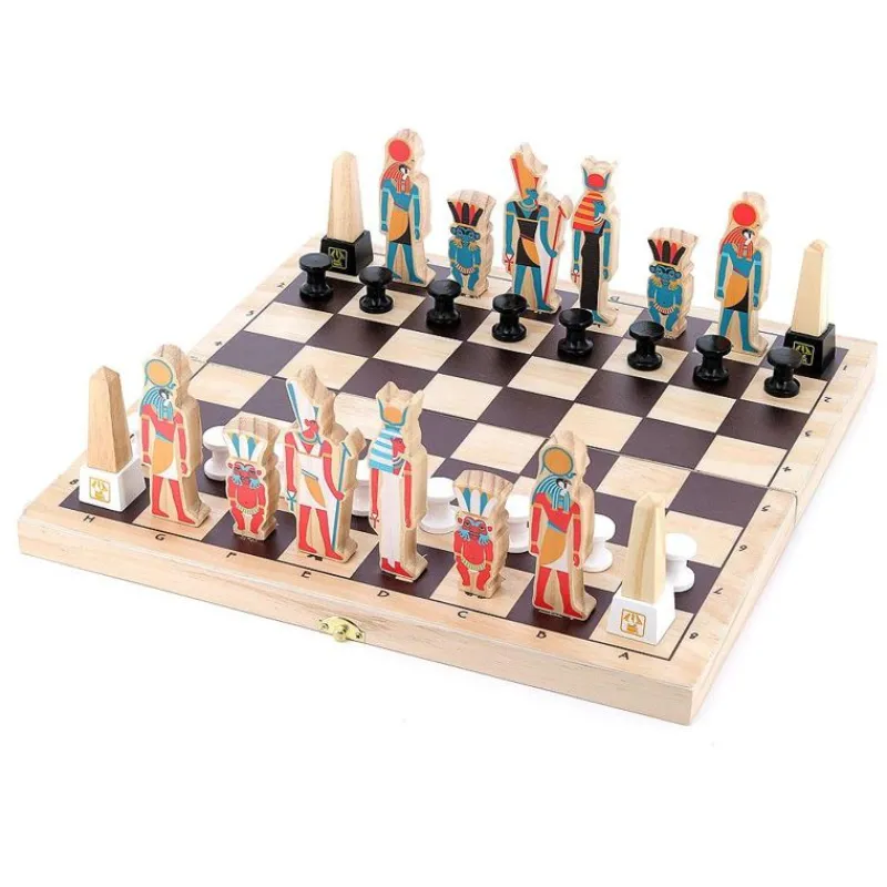 Vilac Juego De Ajedrez Jeroglifico - ^ Juegos De Puzzle, Estrategia Y Logica