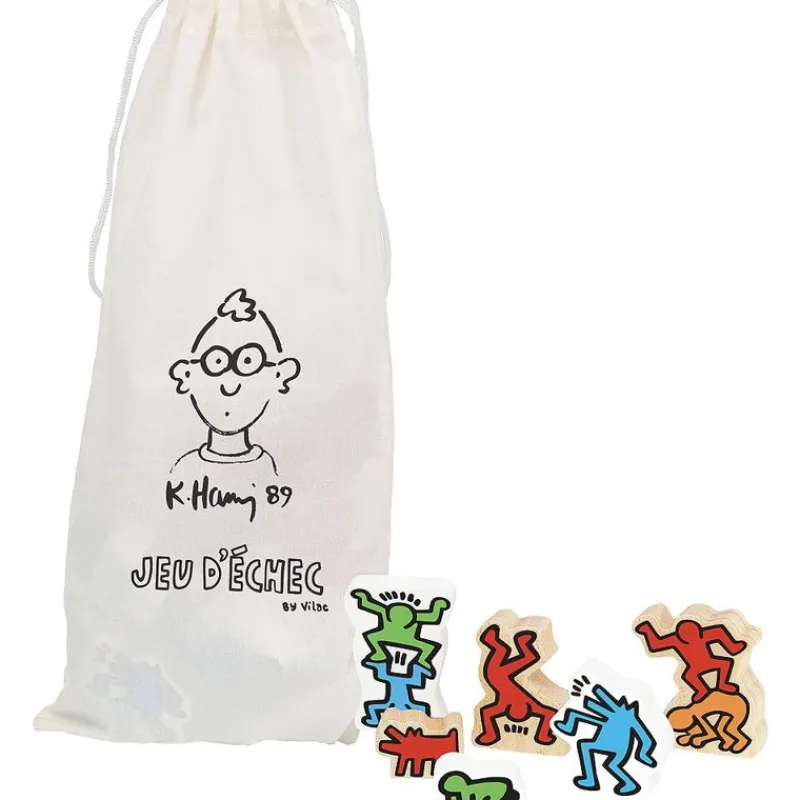 Vilac Juego De Ajedrez Keith Haring - ^ Ajedrez, Damas, Caballitos...