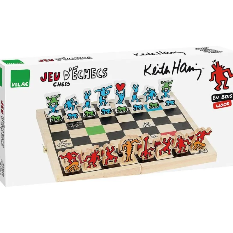 Vilac Juego De Ajedrez Keith Haring - ^ Ajedrez, Damas, Caballitos...