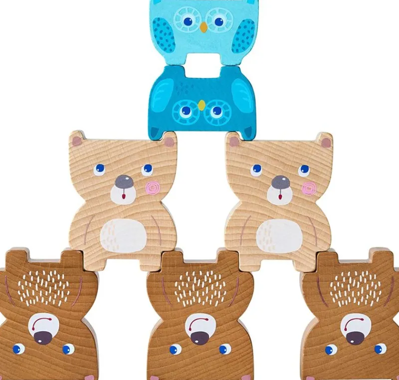 Haba Juego De Apilamiento Acrobatas Del Bosque - ^ Juegos De Habilidad