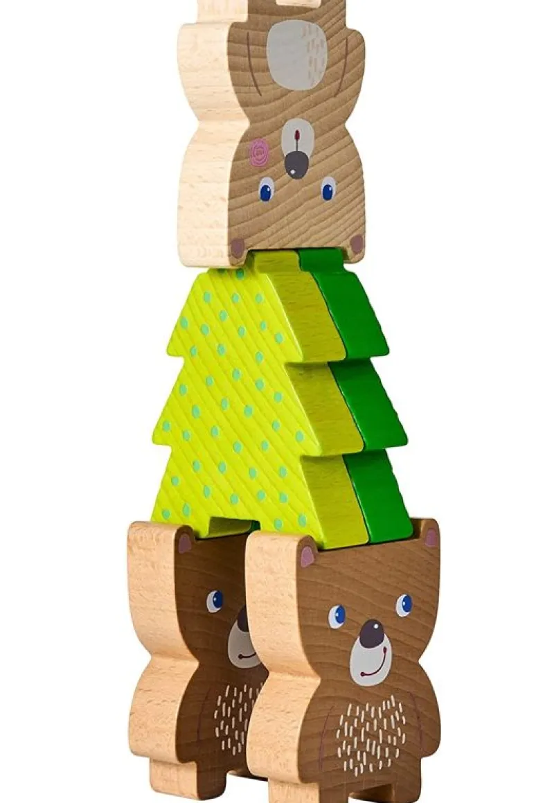 Haba Juego De Apilamiento Acrobatas Del Bosque - ^ Juegos De Habilidad
