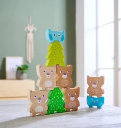 Haba Juego De Apilamiento Acrobatas Del Bosque - ^ Juegos De Habilidad